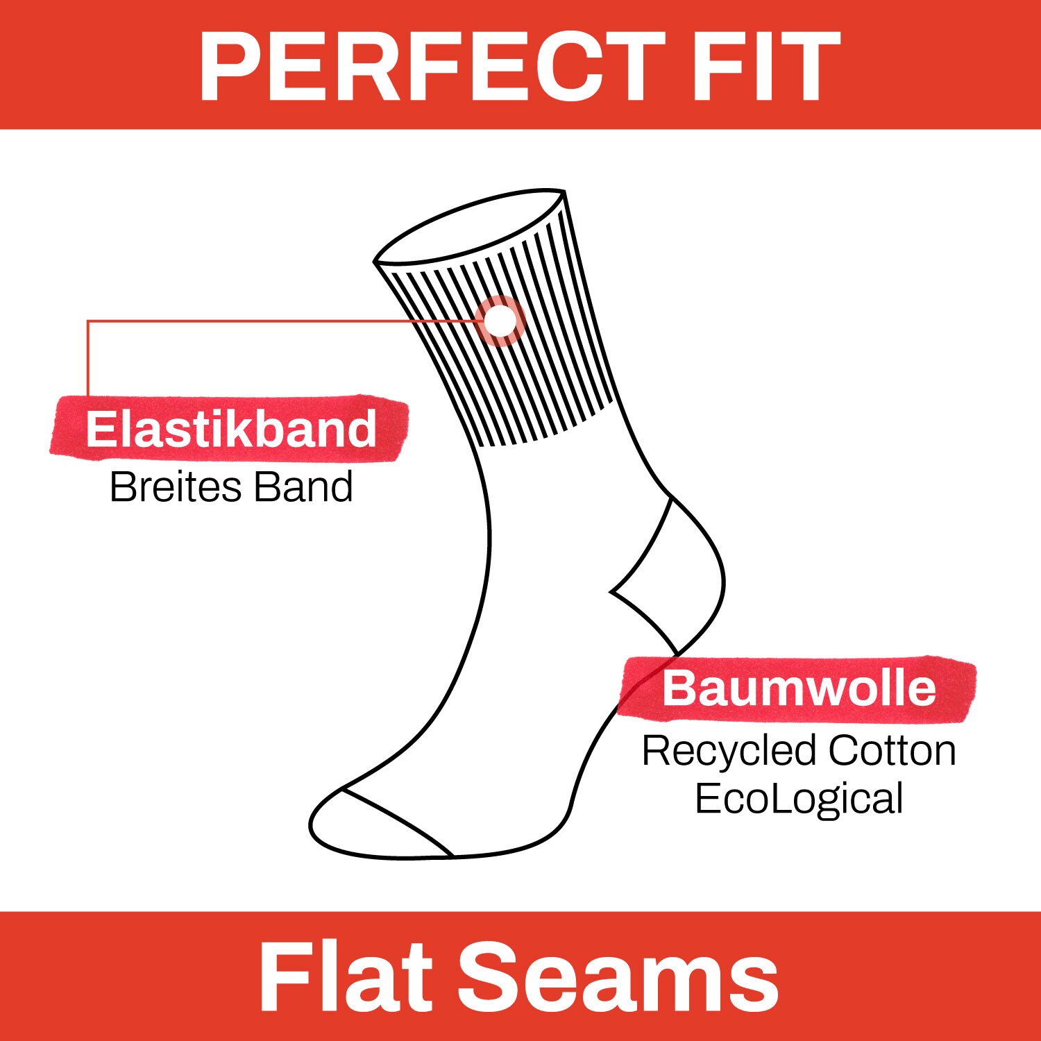 Chili Lifestyle Socken COLLEGE lang 3 Paar Baumwolle Freizeit