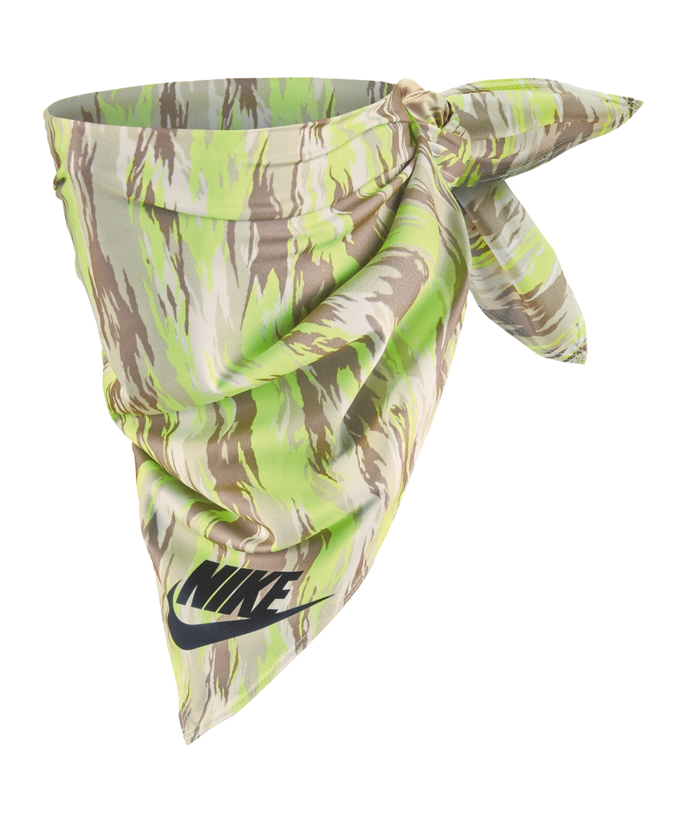 Nike Bandana Printed Stirnband Grün Schwarz F937