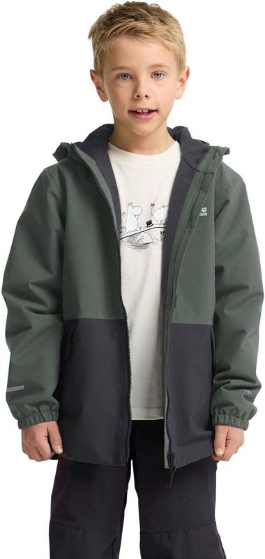 Jack Wolfskin - SNOW DAYS JKT KIDS - Winterjack - Slategreen - Waterdicht