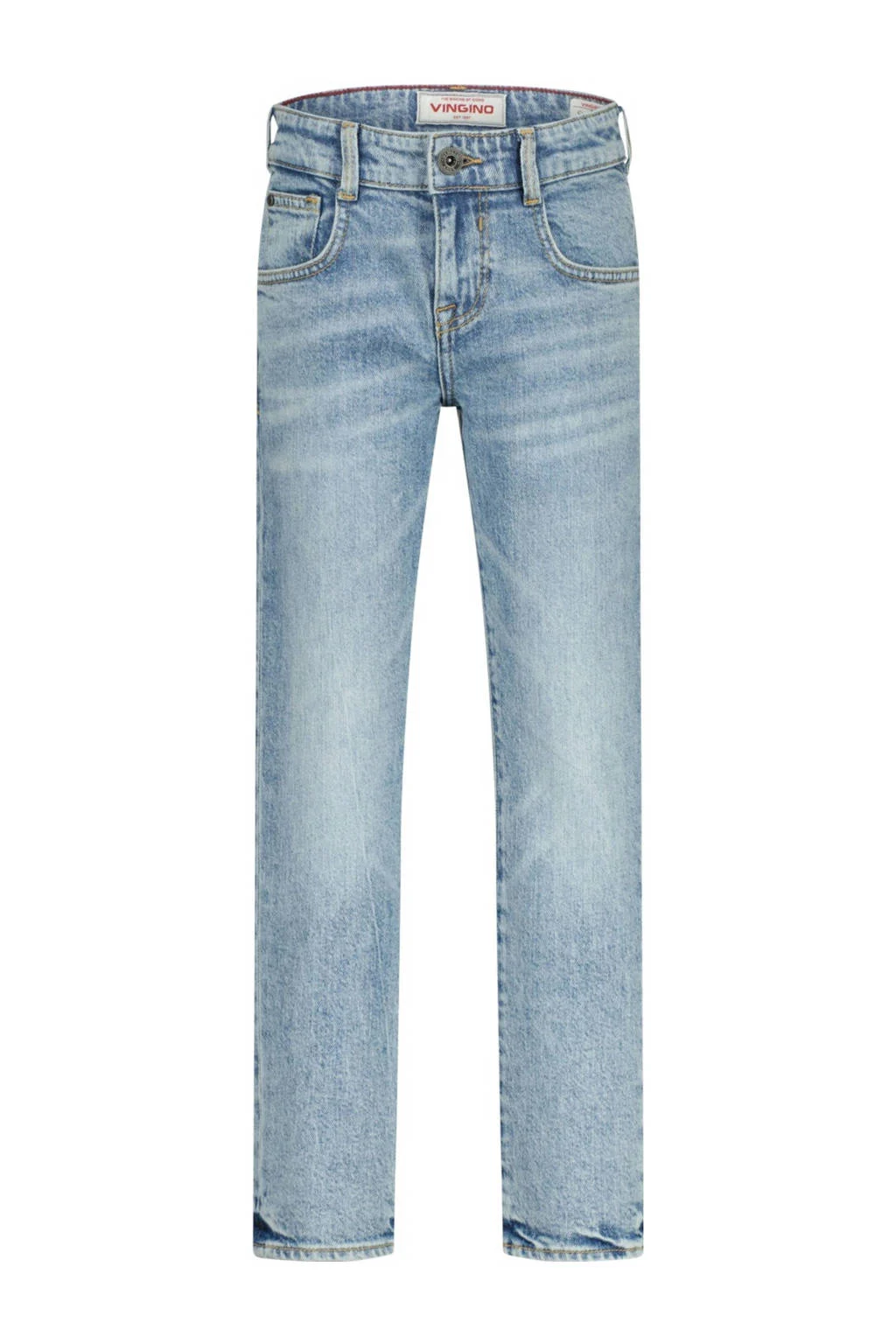 Vingino straight leg jeans light blue denim
