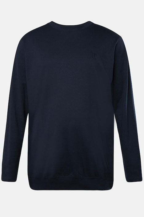JP 1880 Langarmshirt, Basic, Bauchfit, Rundhals, bis 8 XL