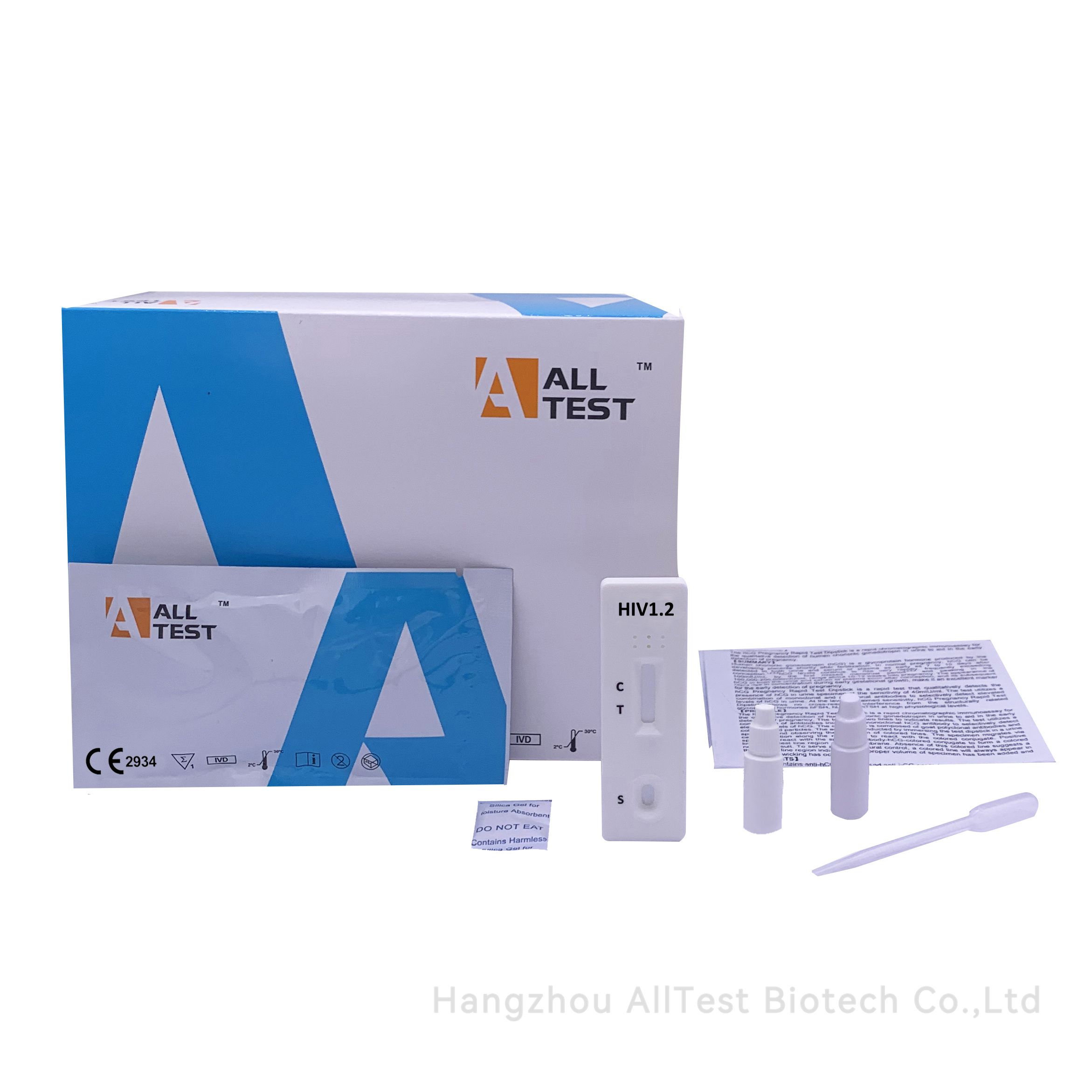 AllTest HIV Testkit 1/2  Schnelltest Selbsttest Testkassette