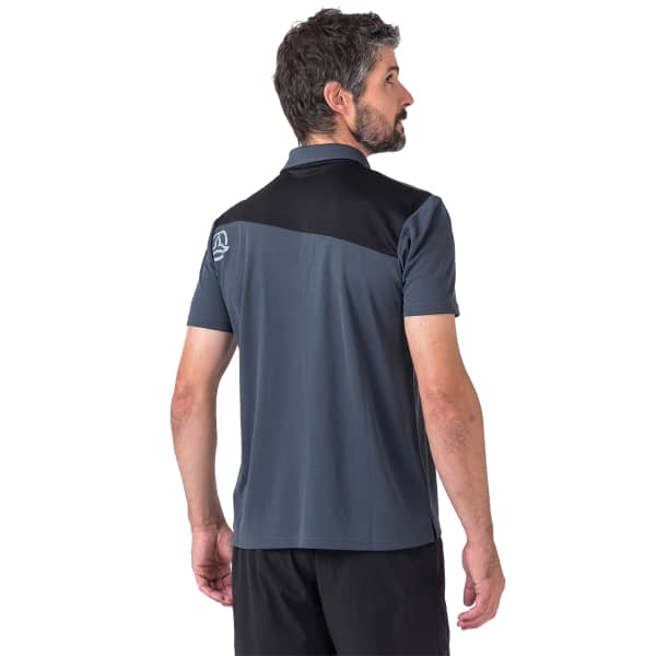 Polo randonnée TERNUA SKELD 2.0 POLO M WHALES GREY
