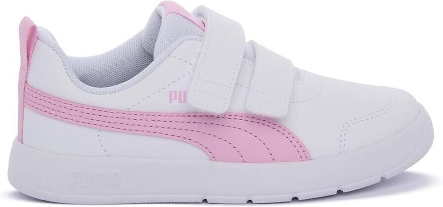 PUMA Courtflex V3 V Ps Schoenen Wit Roze