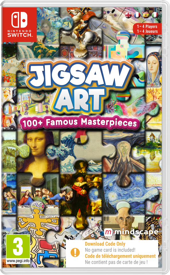 Jigsaw Art: 100 + Famous Masterpieces- Nintendo Switch