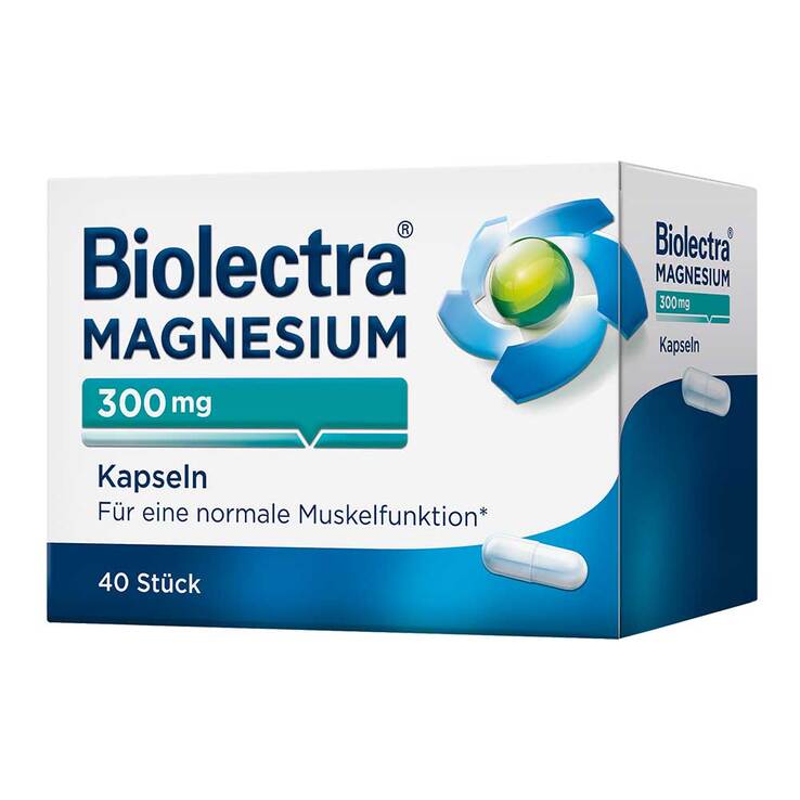Biolectra Magnesium 300 Kapseln, 40 St