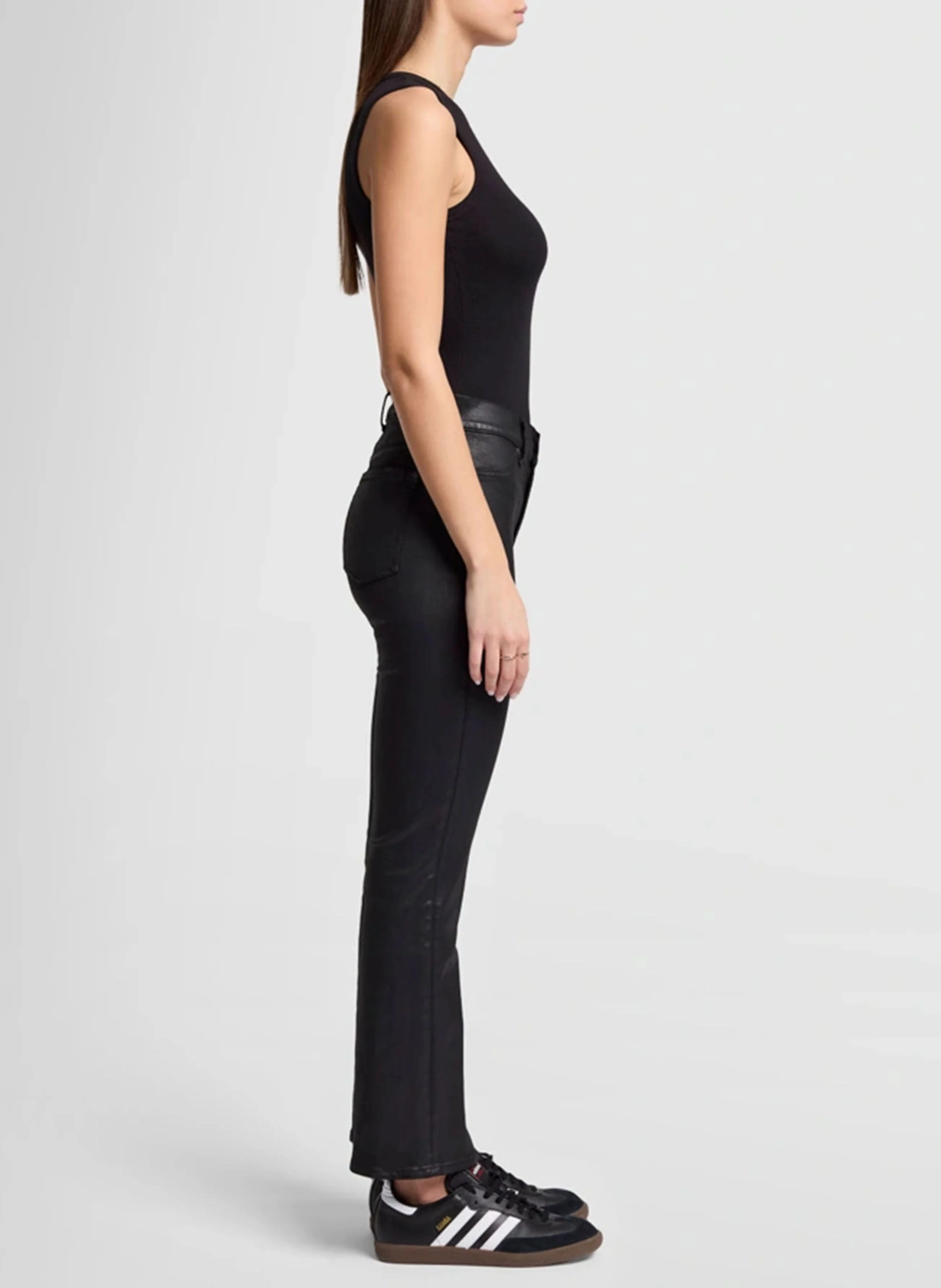 DAISY - Jean slim en coton mélangé | Noir