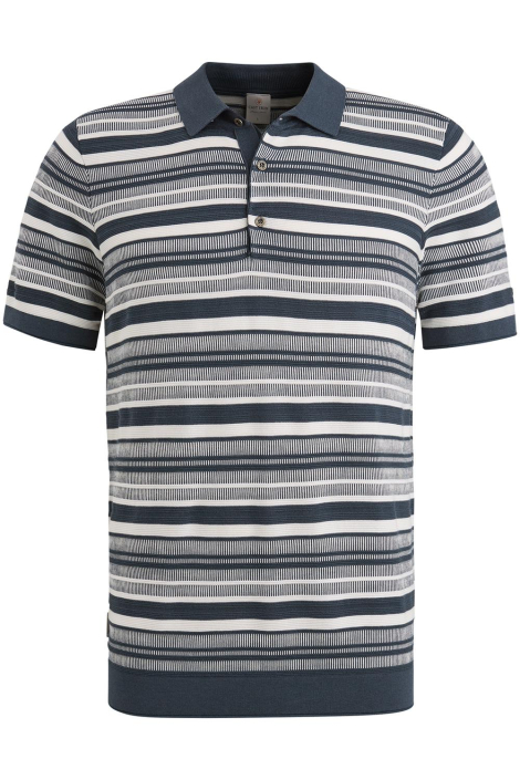 Cast Iron blauwe heren polo