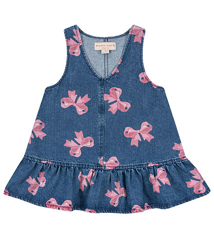 Konges Sløjd Kleid - Denim - Magot - Bella Bow