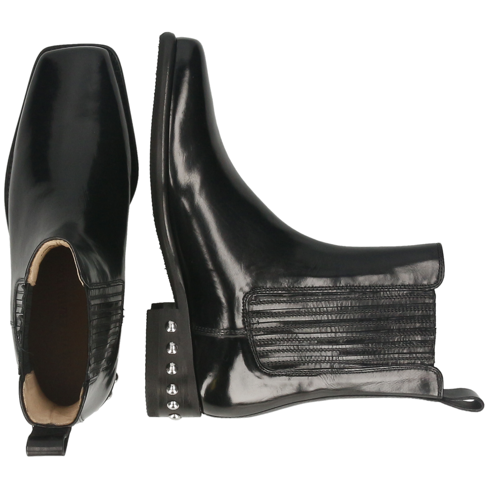 UMA 1 - Bottines à talon bottier | Noir