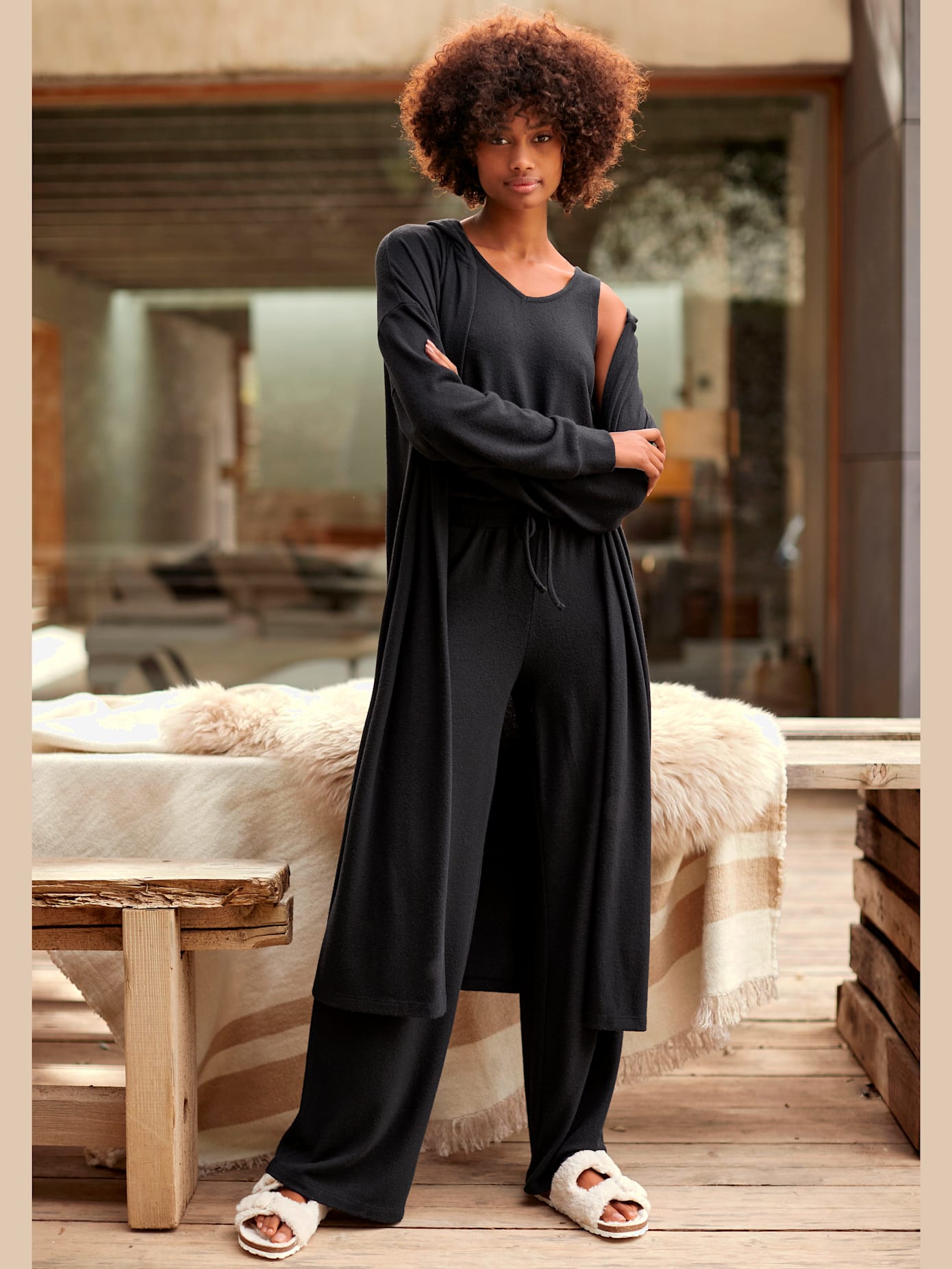 Débardeur en tricot débardeur uni avec larges bretelles