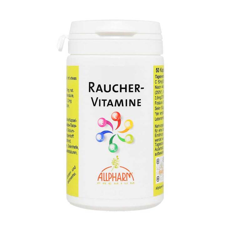 Raucher Vitamine Kapseln, 50 St