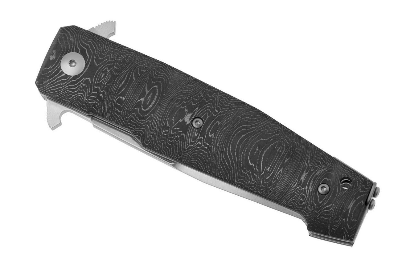 Viper Keeper 2 V6000FCLD Satin Elmax, Stainless Steel Damask Carbon Fiber, zakmes