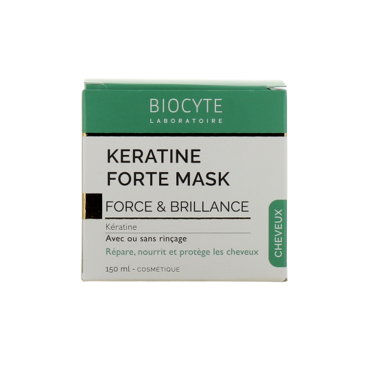 Masque Kératine Forte Biocyte - Cheveux secs et abîmés