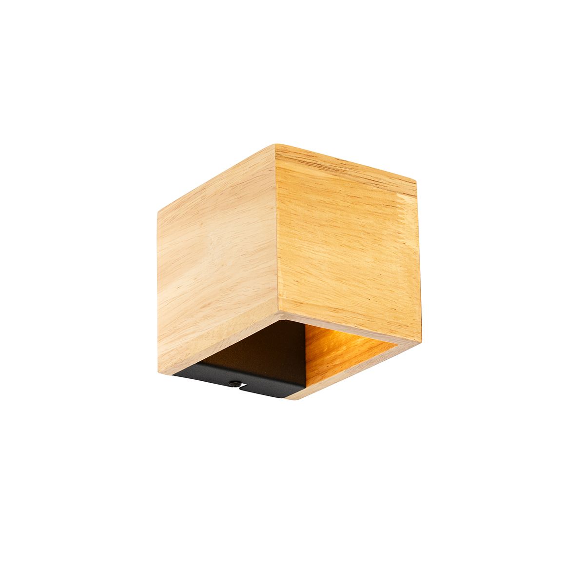 Smart wandlamp eiken hout incl. Wifi G9 - Transfer
