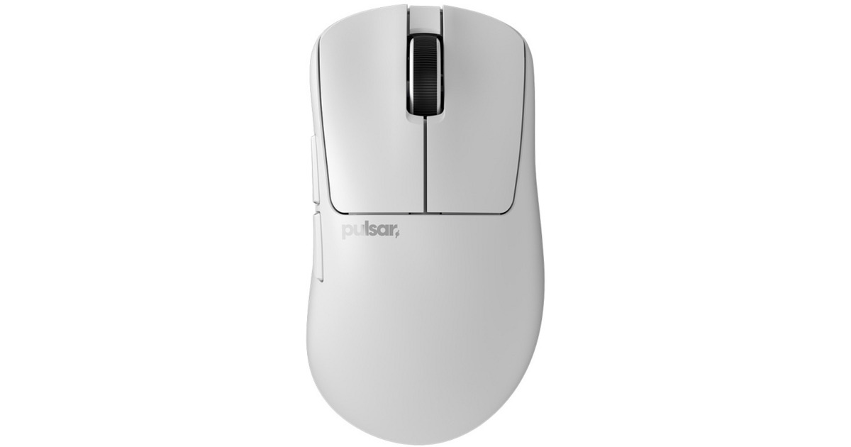 PulsarXlite v4 Mini Gaming Mouse  (Wit, 32000 DPI)