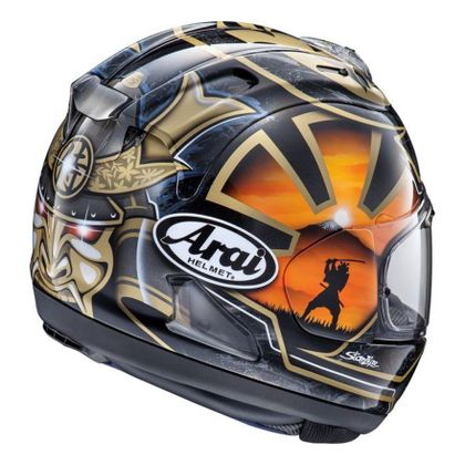 Casque Arai RX-7V EVO - PEDROSA SPIRIT - Jaune