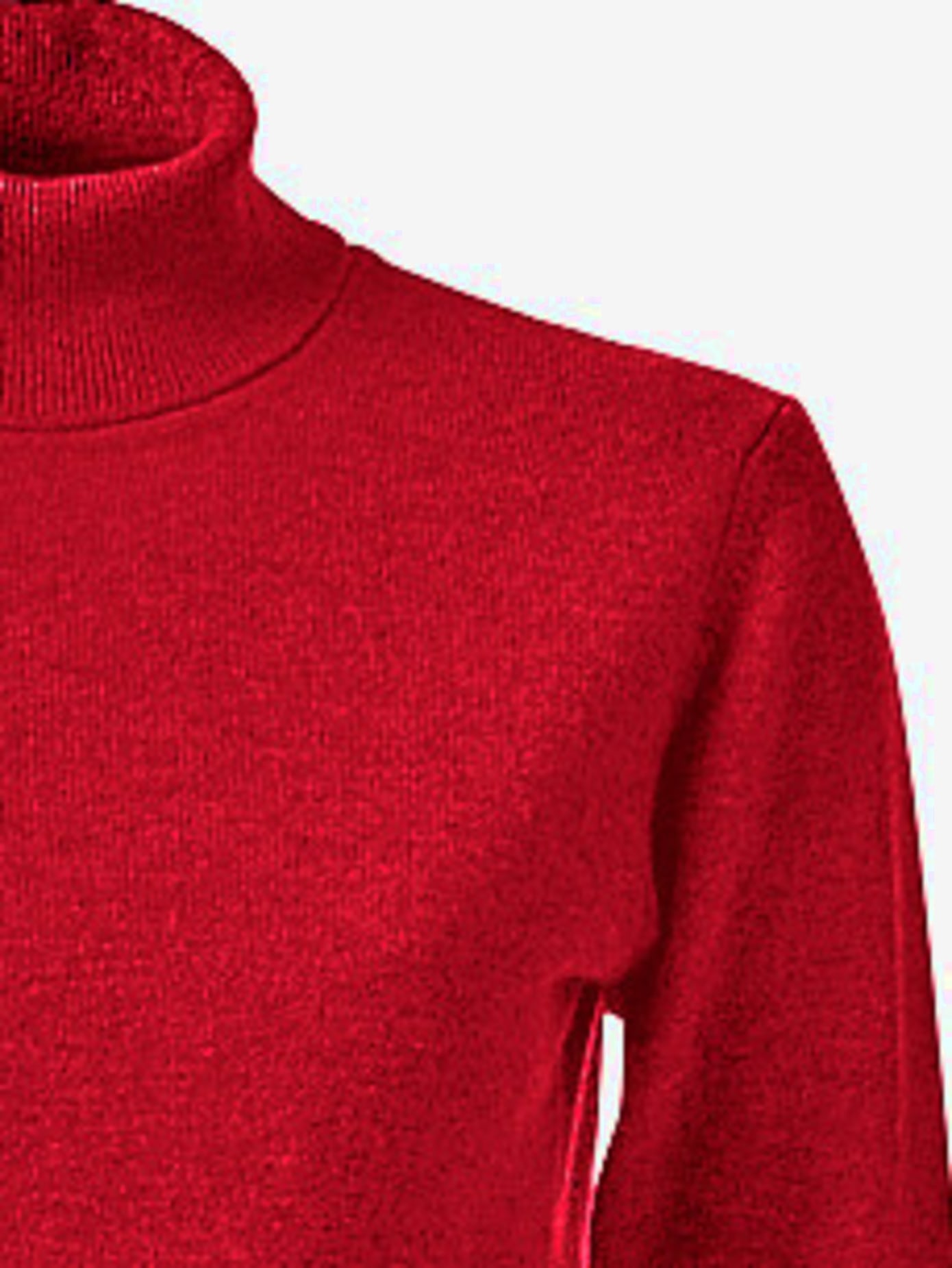 Pull à col roulé superbe basique en pur cachemire
