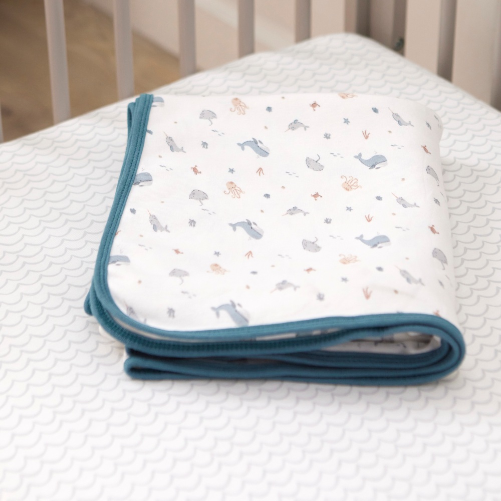 Baby Elegance 4-teiliges Kinderbettwäsche-Set „Unter dem Meer“ 140 x 70 cm