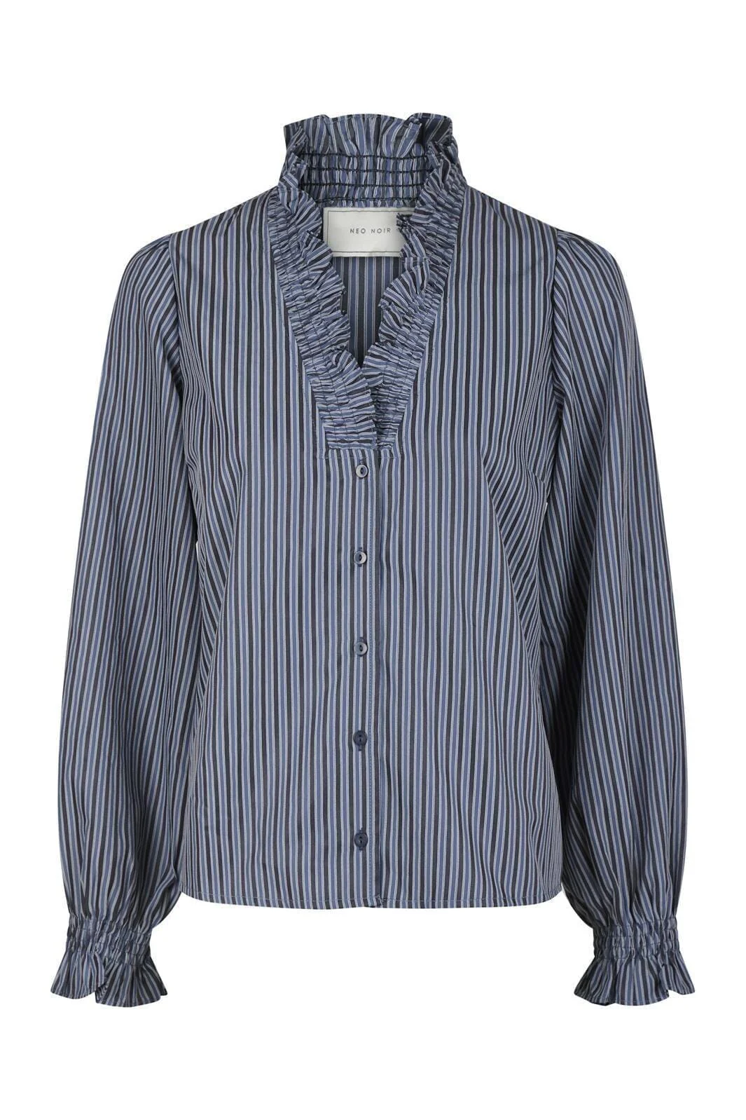 Neo Noir Brielle Twill Stripe Shirt