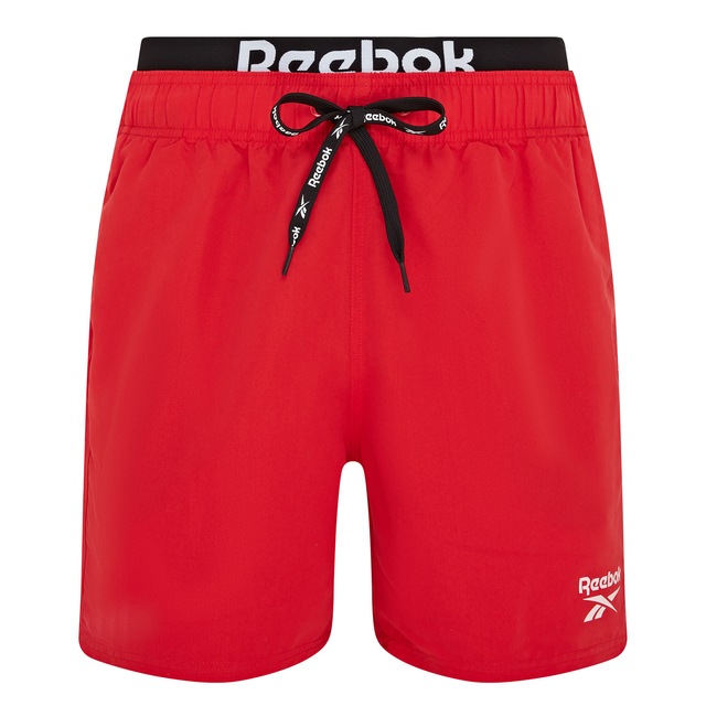 Reebok Badeshorts »Todd«, mit Kordelzug und elastischem Bund, mit Logo, schnell trocknend, basic