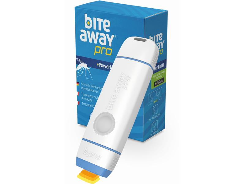 bite away Insektenstich-Behandlung pro mit PowerUnit 1 Stüc Der 2-in-1 Wärmestift für maximale Flexibilität