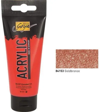 SOLO GOYA Acrylic Effekt Goldbronze 100 ml Tube