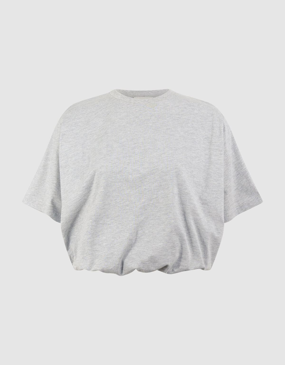 Oversized Balloon T-shirt Lichtgrijs