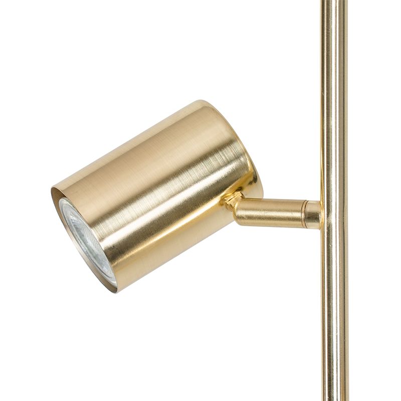 Moderne vloerlamp messing 3-lichts - Jeana