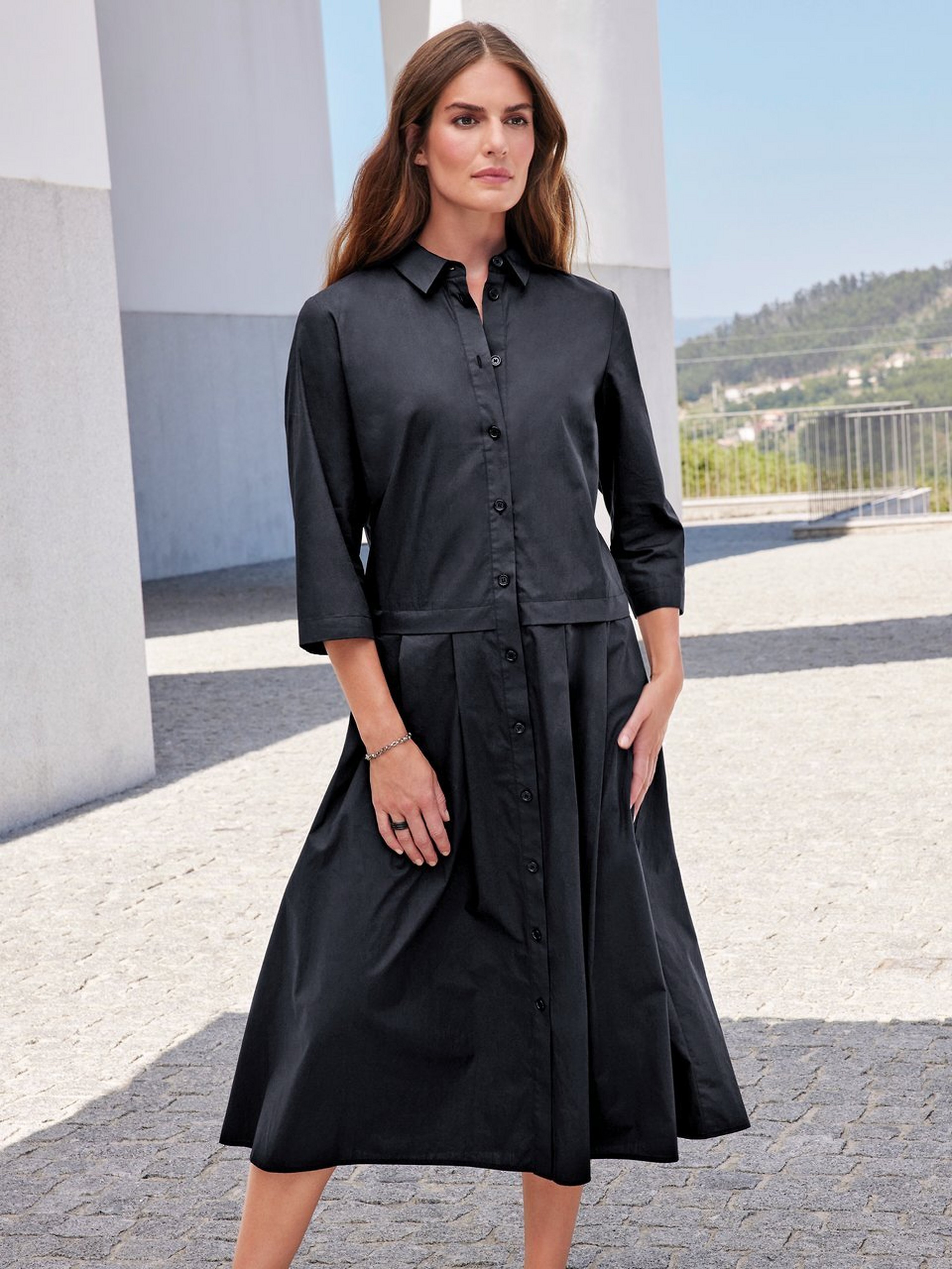 Kleid mit 1/2-Arm