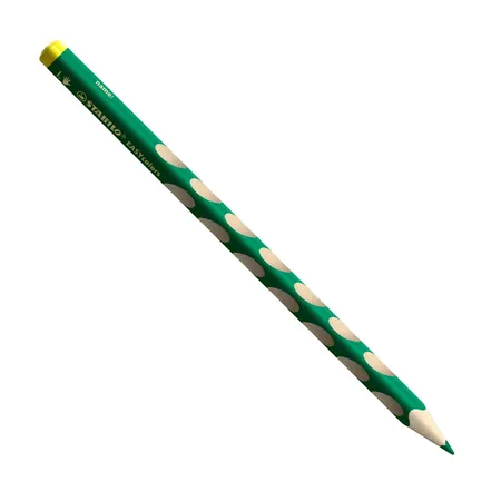 Ergonomischer Buntstift für Linkshänder - STABILO EASYcolors - 12er Pack mit Spitzer - mit 12 verschiedenen Farben - Spezialfarben