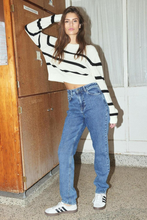 Noisy may blauwe dames jeans
