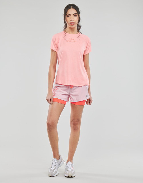 New Balance - PRINTED IMPACT RUN 2IN1 SHORT - Rose