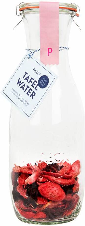Pineut tafelwater aardbei en hibiscus 1 l