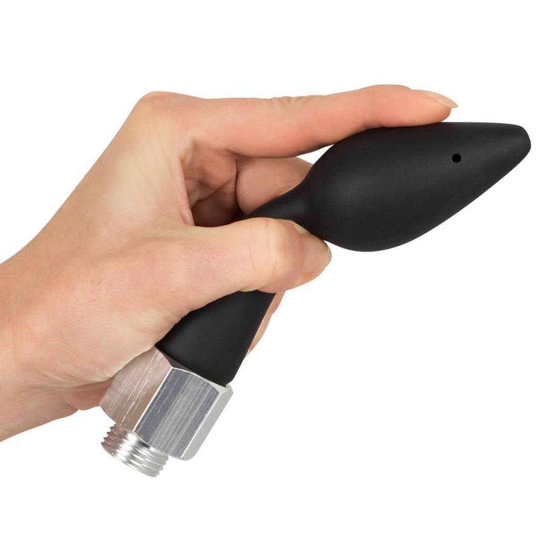 Analplug plus Intimdusche mit Gewinde | Anale Dehnung, Plug mit 5 Löchern, Silikon | You2Toys