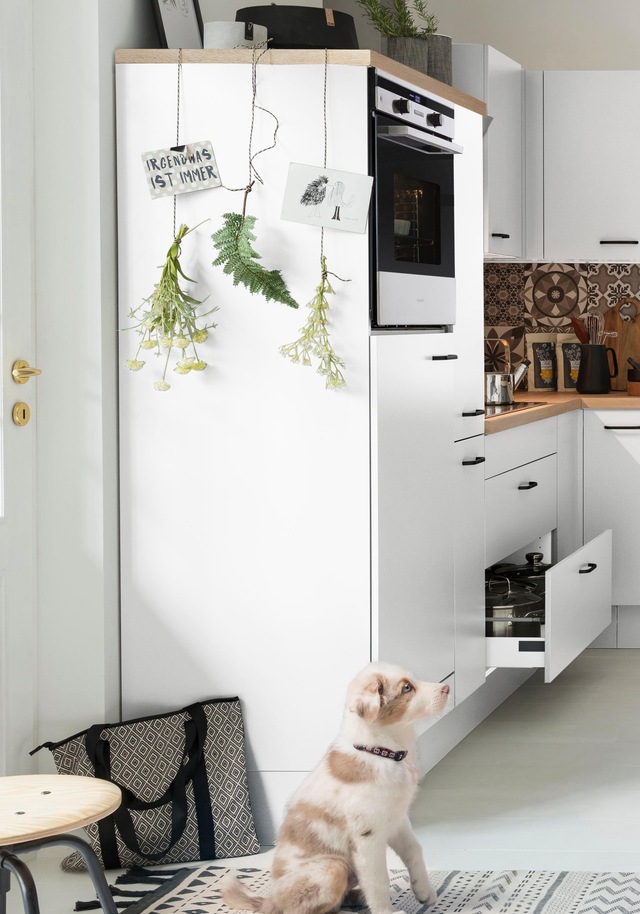 OPTIFIT Backofen/Kühlumbauschrank »Elga« mit Soft-Close-Funktion, höhenverstellbaren Füssen, Breite 60 cm