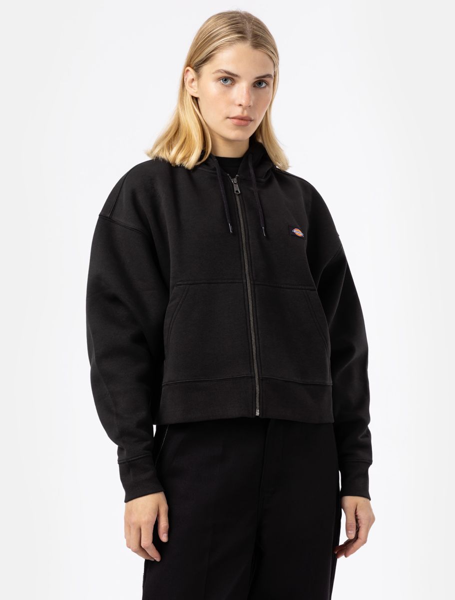 Dickies Oakport Zip Hoodie Women Ecru