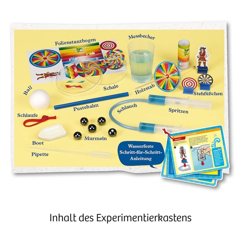 Erste Experimente – Experimente für die Badewanne in bunt