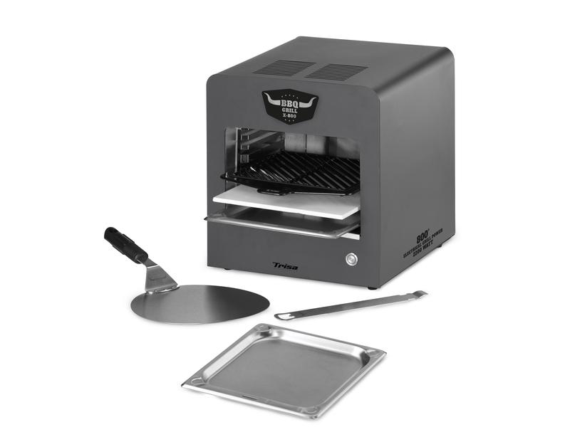 Trisa Elektrogrill BBQ-Grill X800 Elektrogrill mit Temperatur bis 800 °C