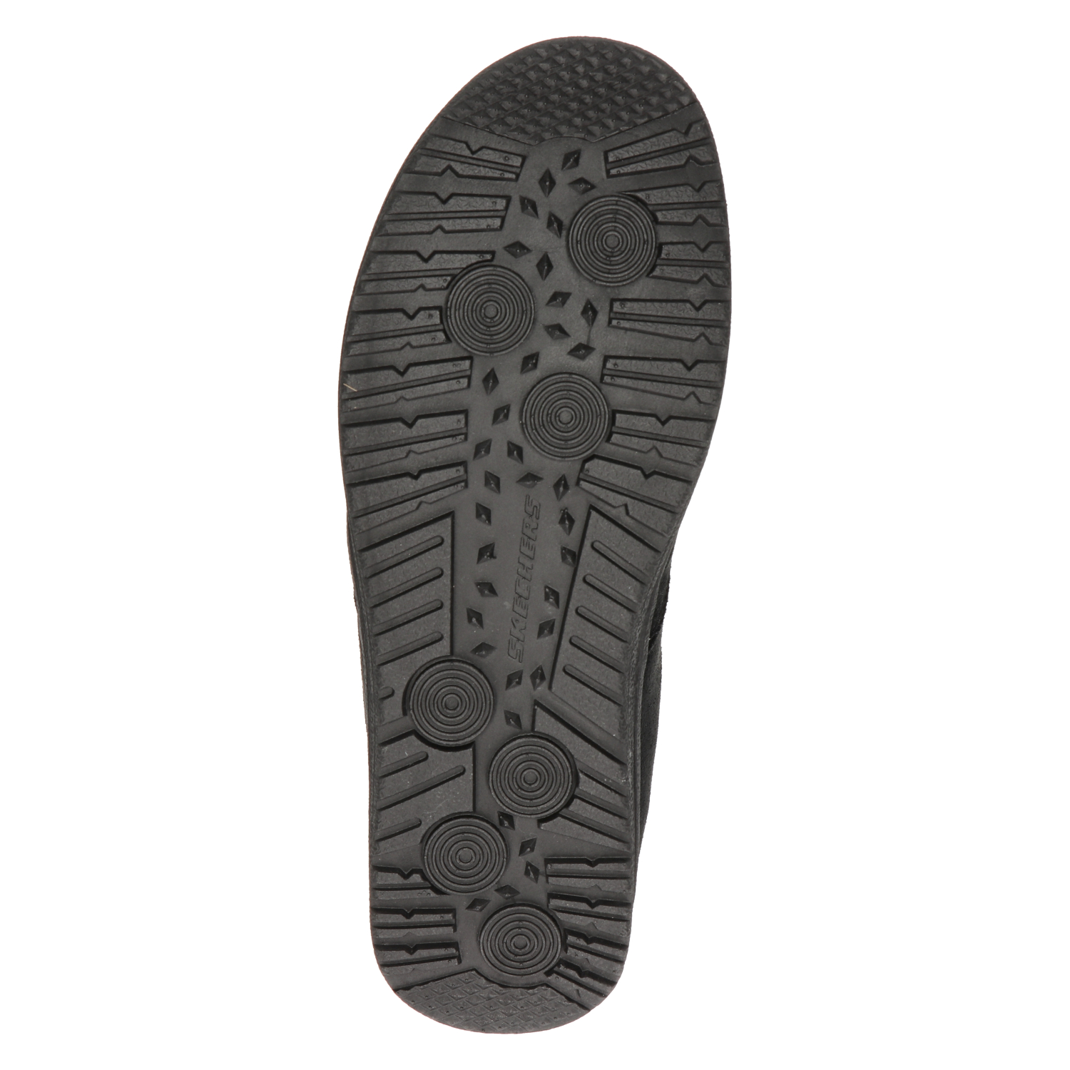 Melson heren pantoffel Skechers Zwart