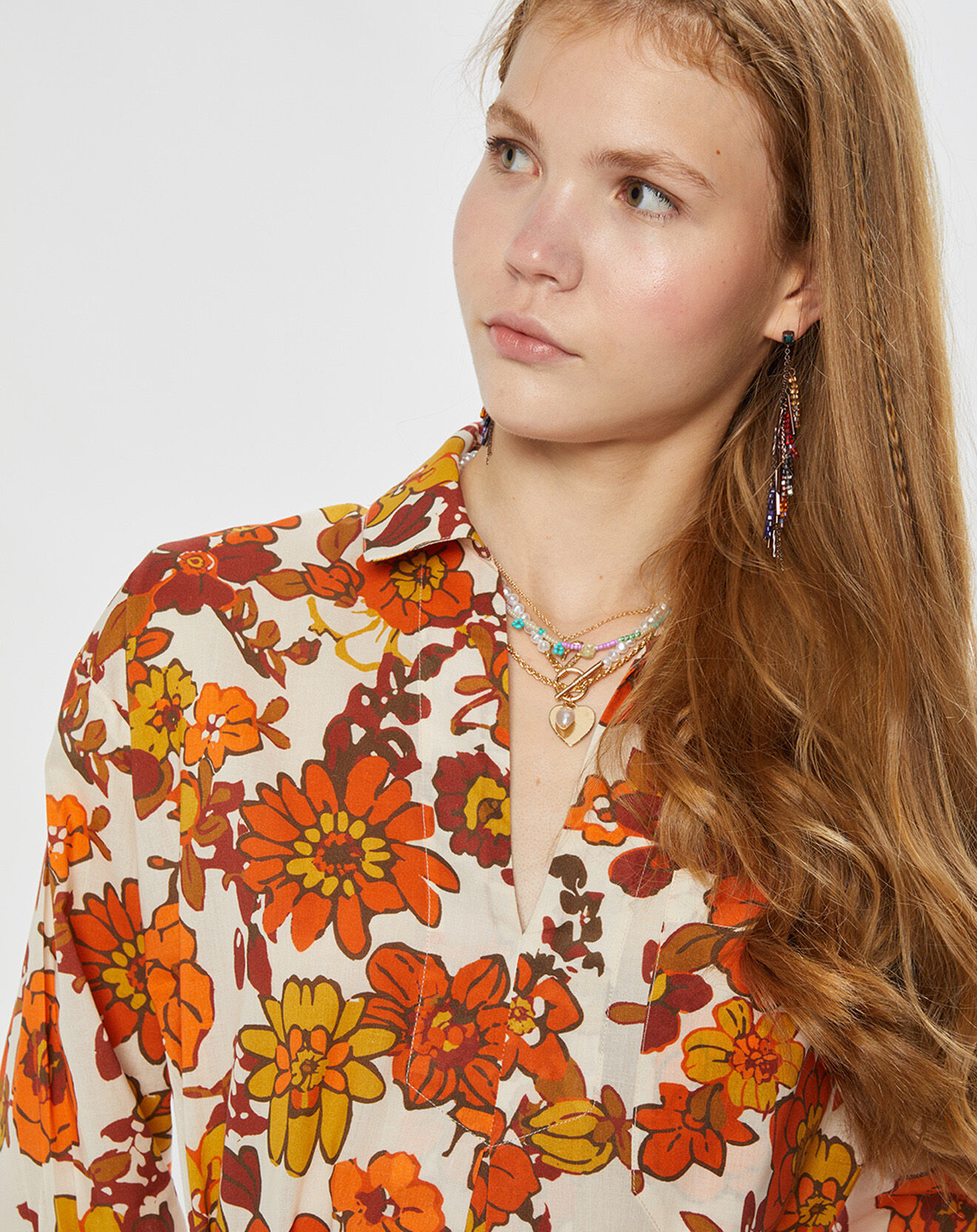 Stella Forest Robe chemise Danae orange