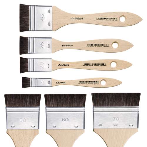 da Vinci Ponyhaarpinsel, breit, Serie 585