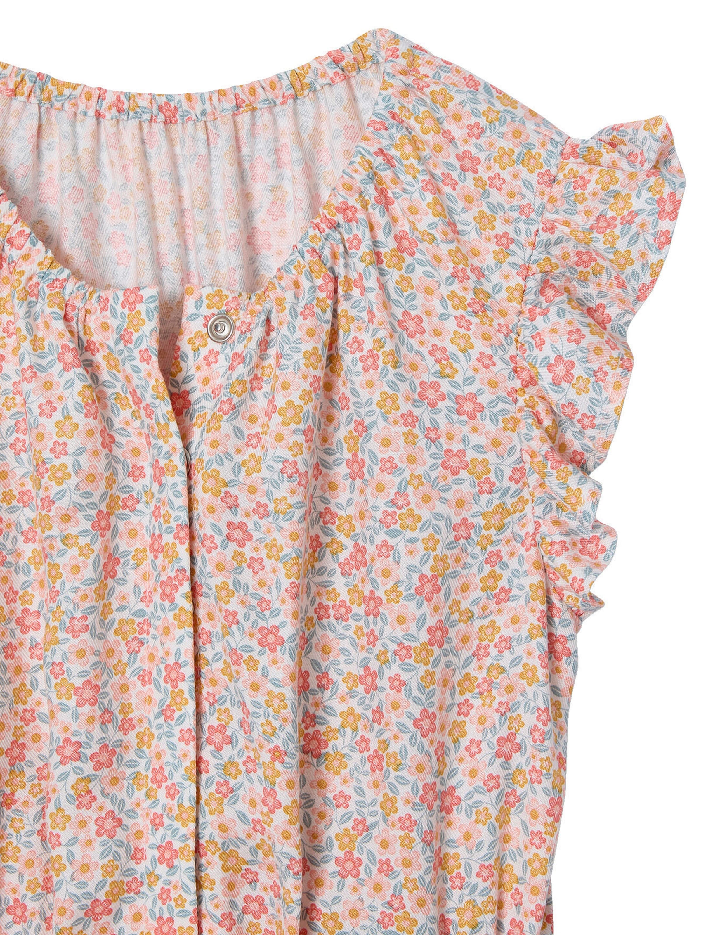 Vertbaudet Kurzer Mädchen Jumpsuit vanille