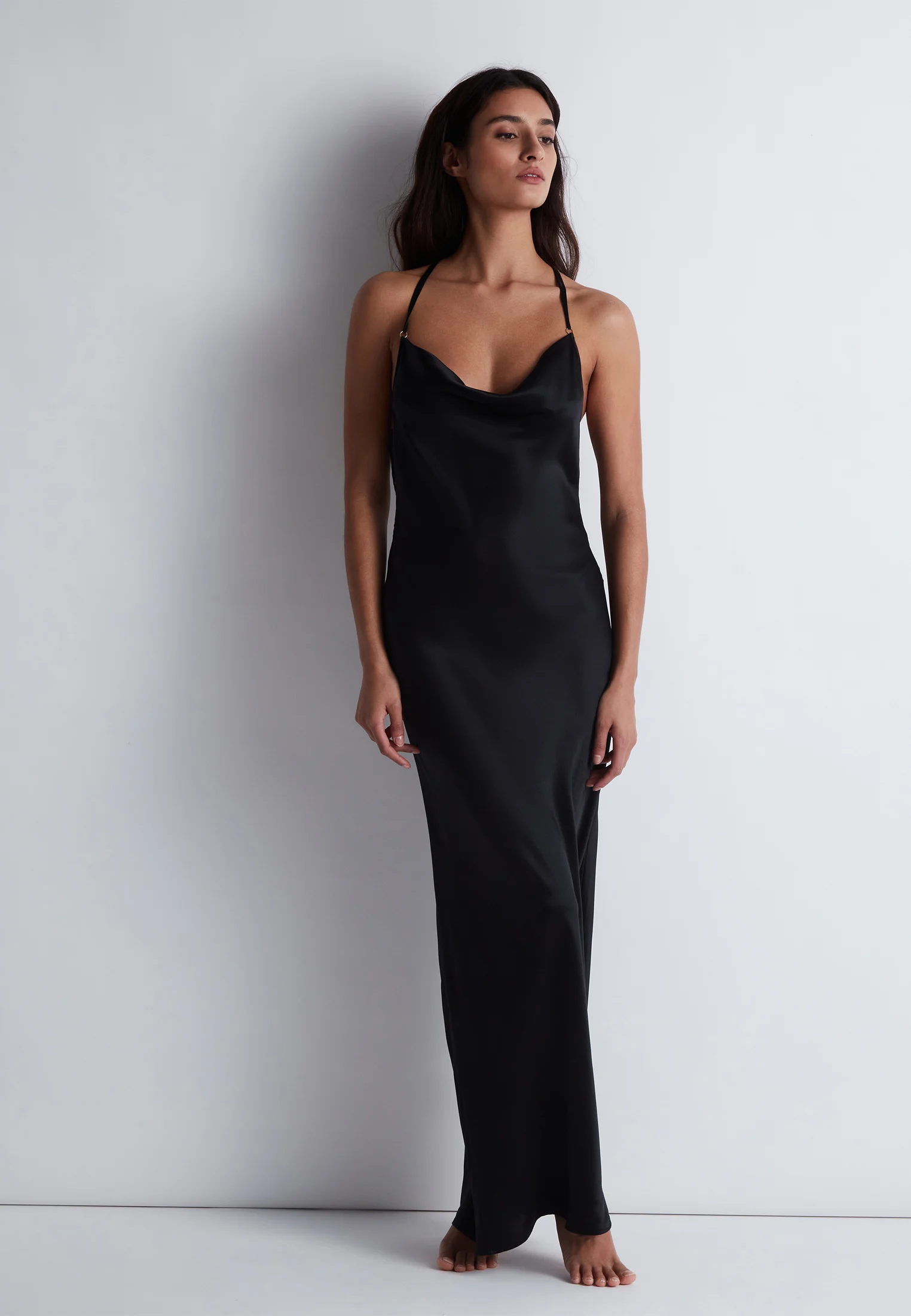 MIDNIGHT STROM - Nuisette longue | Noir