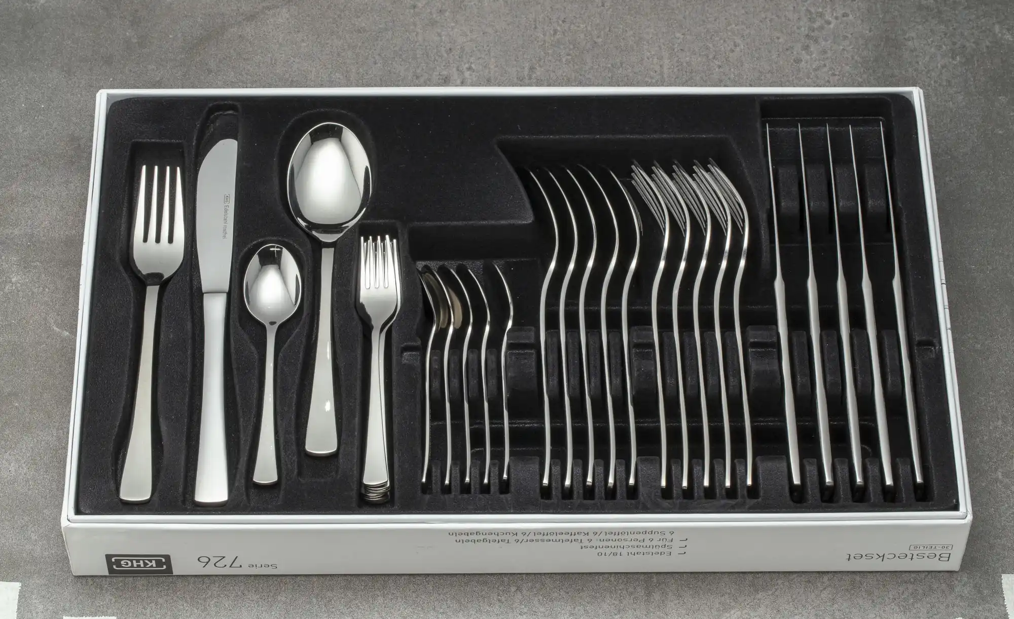 KHG Besteckset, 30-teilig 