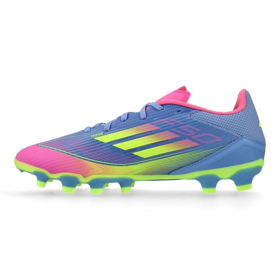 adidas F50 League MG Celestial Victory - Blue Fusion/Lucid Lemon/Lucid Pink