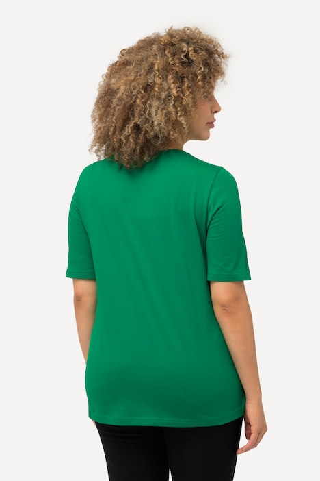 T-Shirt, Blüten, Classic, Rundhals, Halbarm