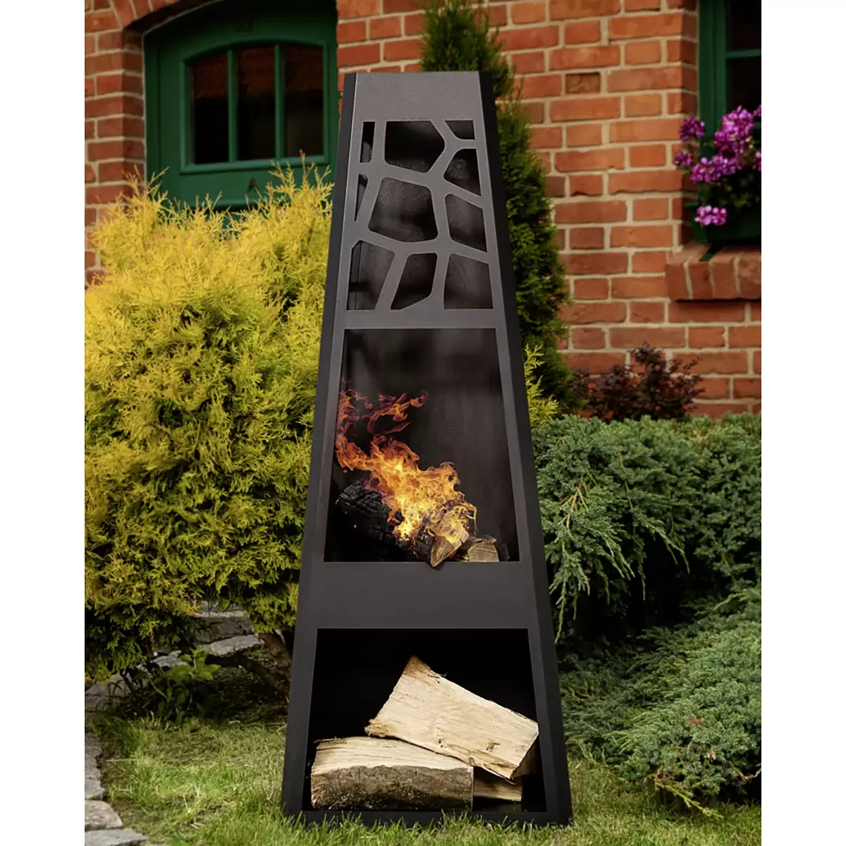 Cheminée Flagstaff Nomlilo Schwarz
