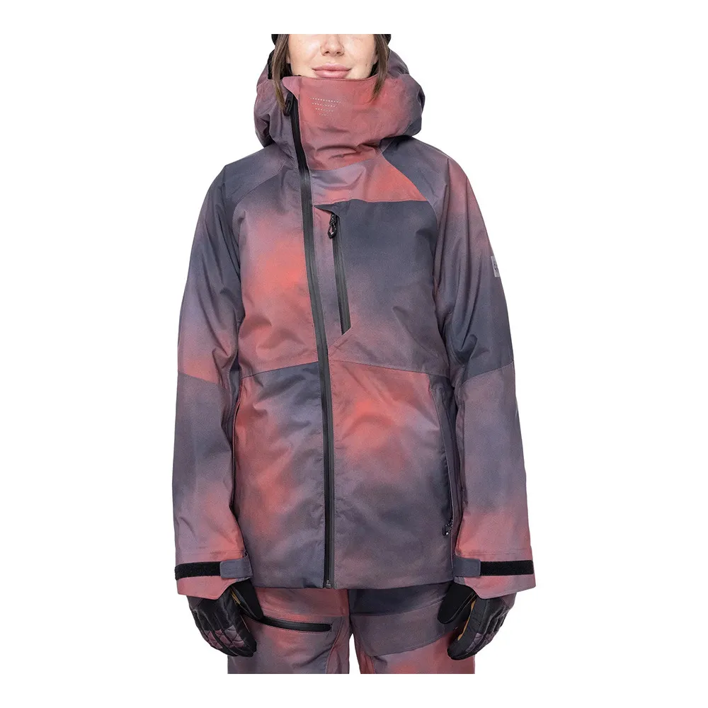 686 HYDRA - Veste ski Femme hot coral spray