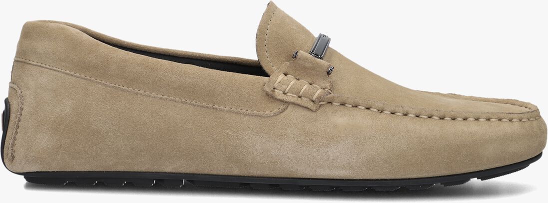 BOSS beige boss loafers noel_mocc